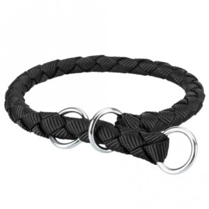 Trixie Cavo Zug-Stopp-Halsband – schwarz – 47-55 cm/ø 18 mm