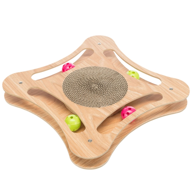 Trixie Kratzpappe mit Holzrahmen – 35 × 4...