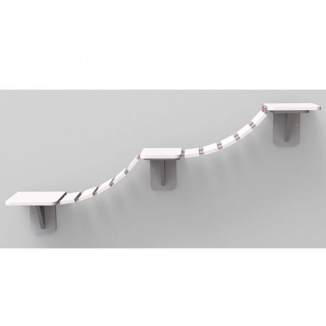 Trixie Kletterleiter zur Wandmontage – wei...
