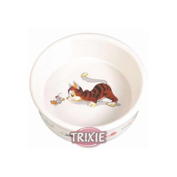 Trixie Keramiknapf mit Motiv – 200 ml
