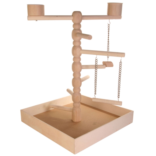 Trixie Spielplatz für Papageien – 41 x 55...